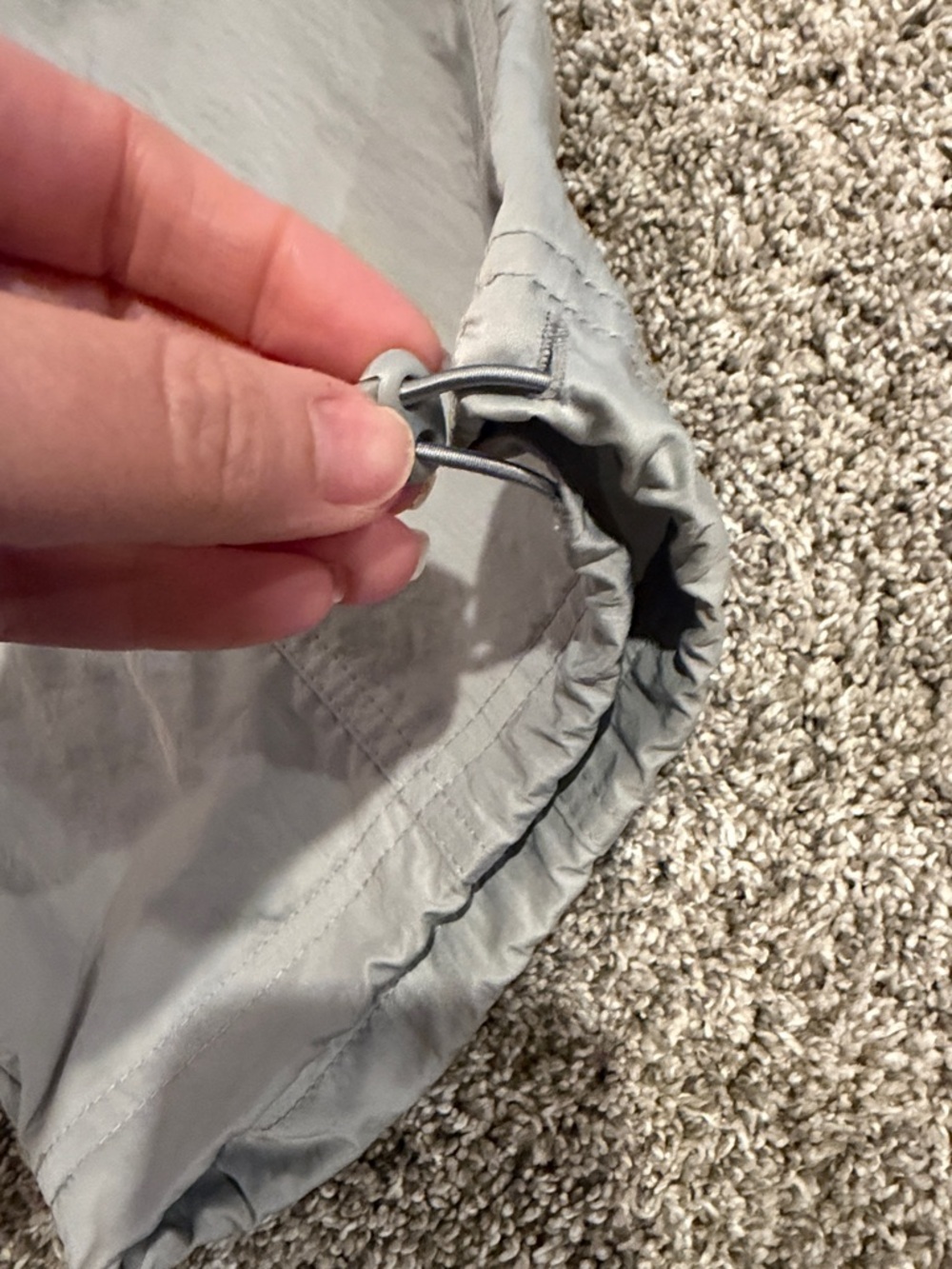 Light Gray woman’s xxl Drawstring Casual Pants - Picture 4 of 4